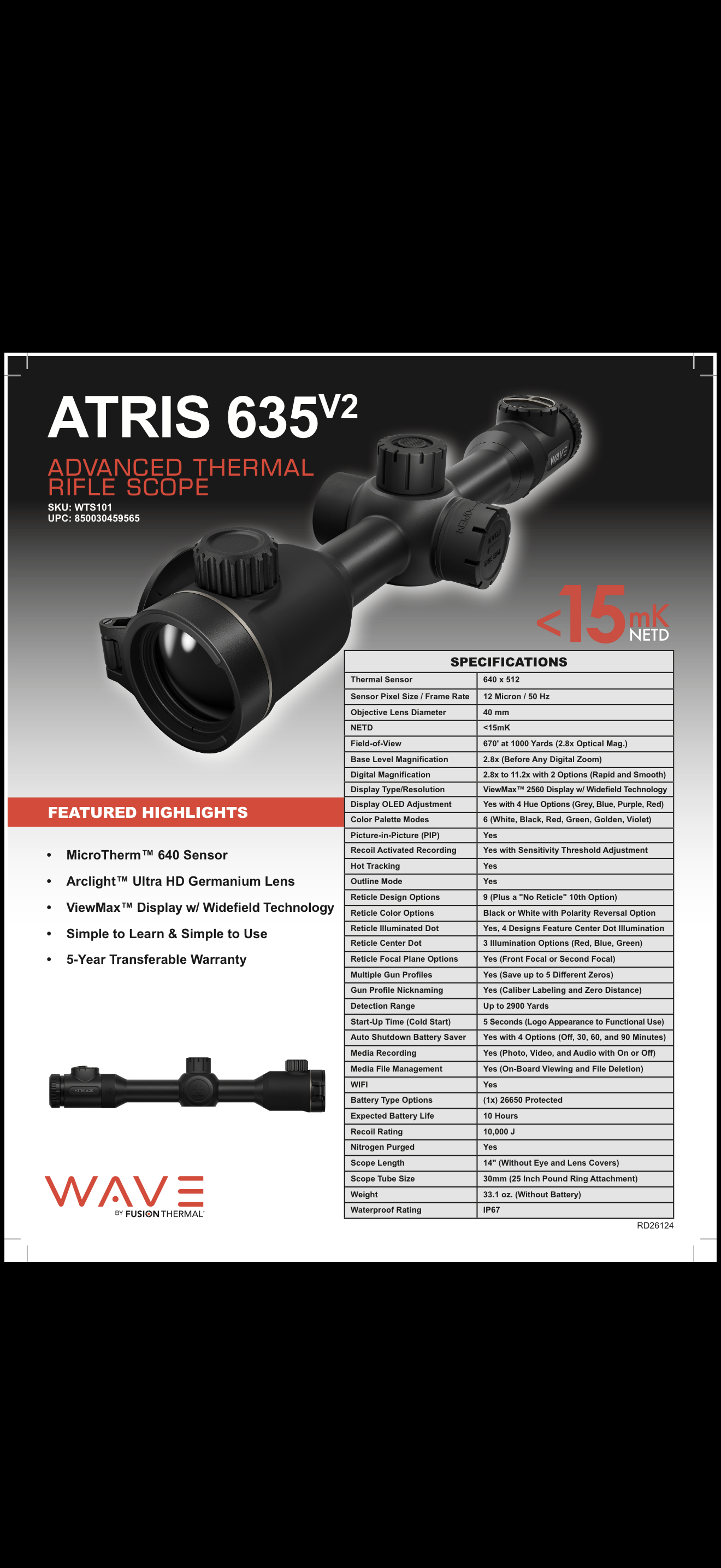 Wave Atris 635 V2 Demo Scope