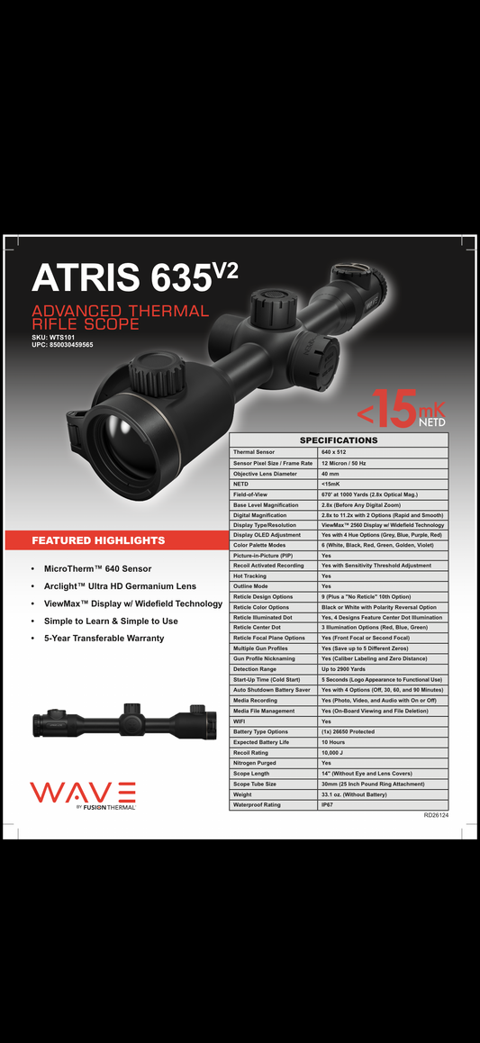 Wave Atris 635 V2 Demo Scope