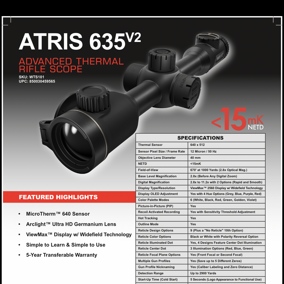 Wave Atris 635 V2 Demo Scope